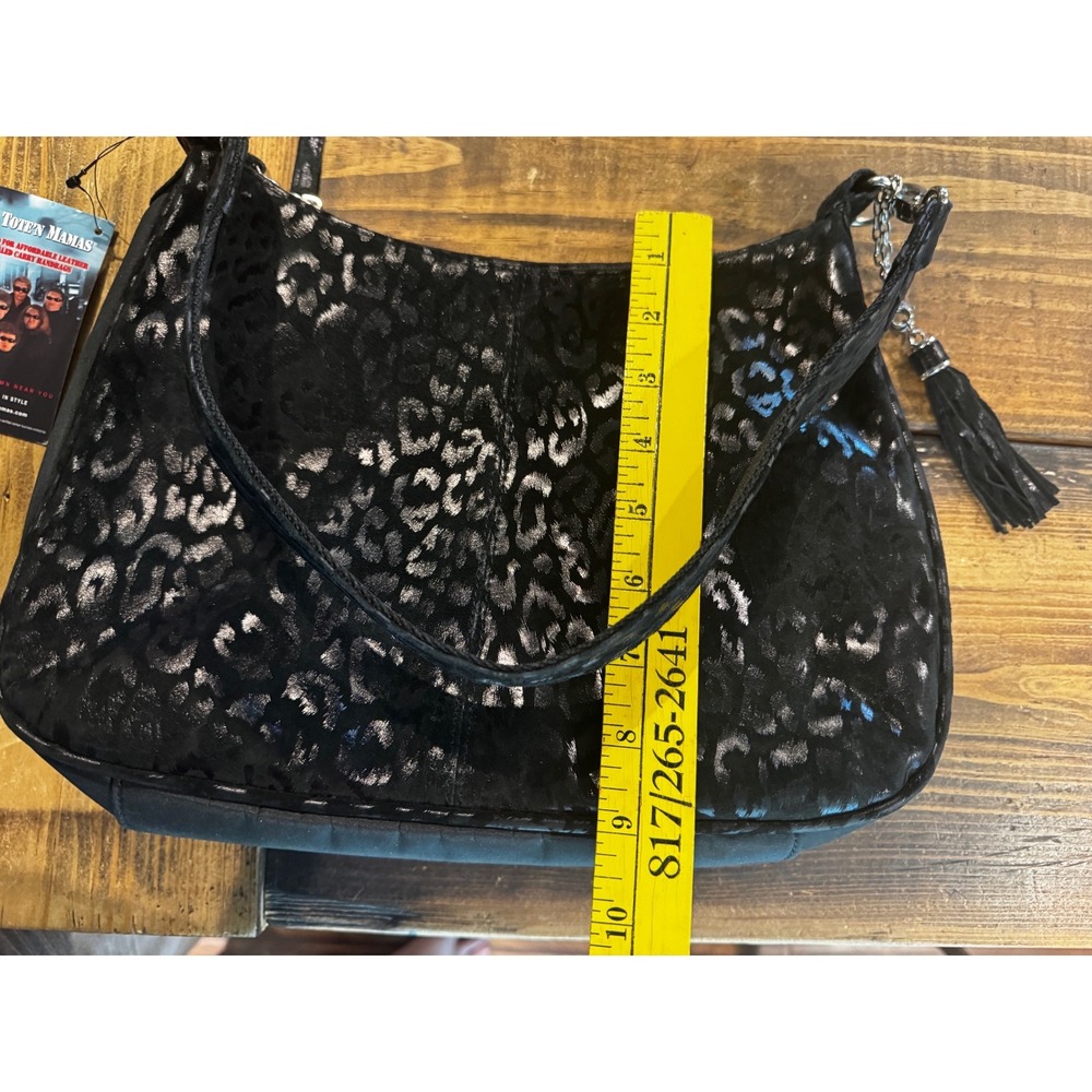 Gun Tote'n Mamas Hobo Purse Black Leopard CC‎ Conceal Handbag NWT LR draw - Picture 8 of 12